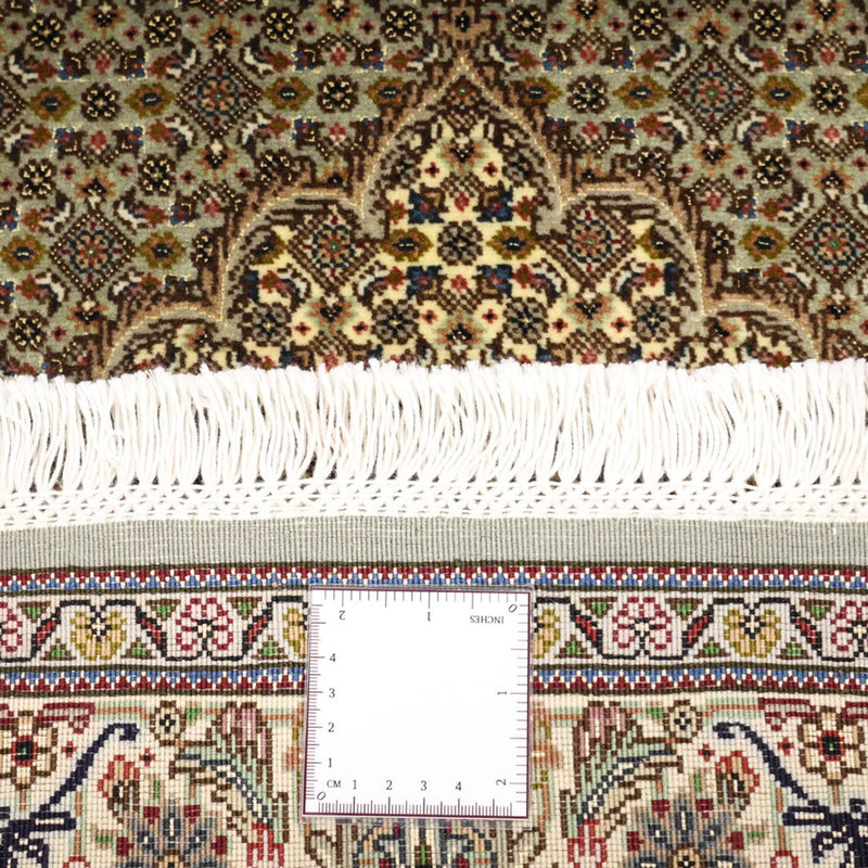 Alfombra Persa - Tabriz - Real - 149 x 100 cm - verde oliva