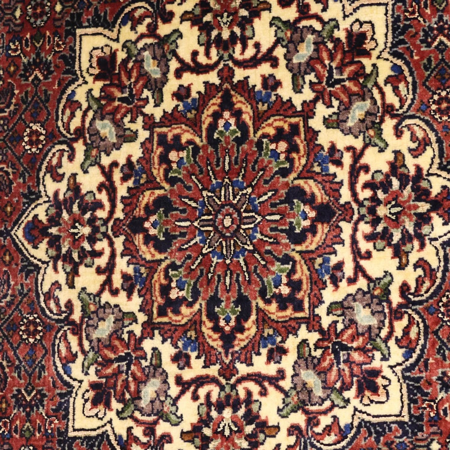 Alfombra persa - Bidjar - 155 x 89 cm - óxido