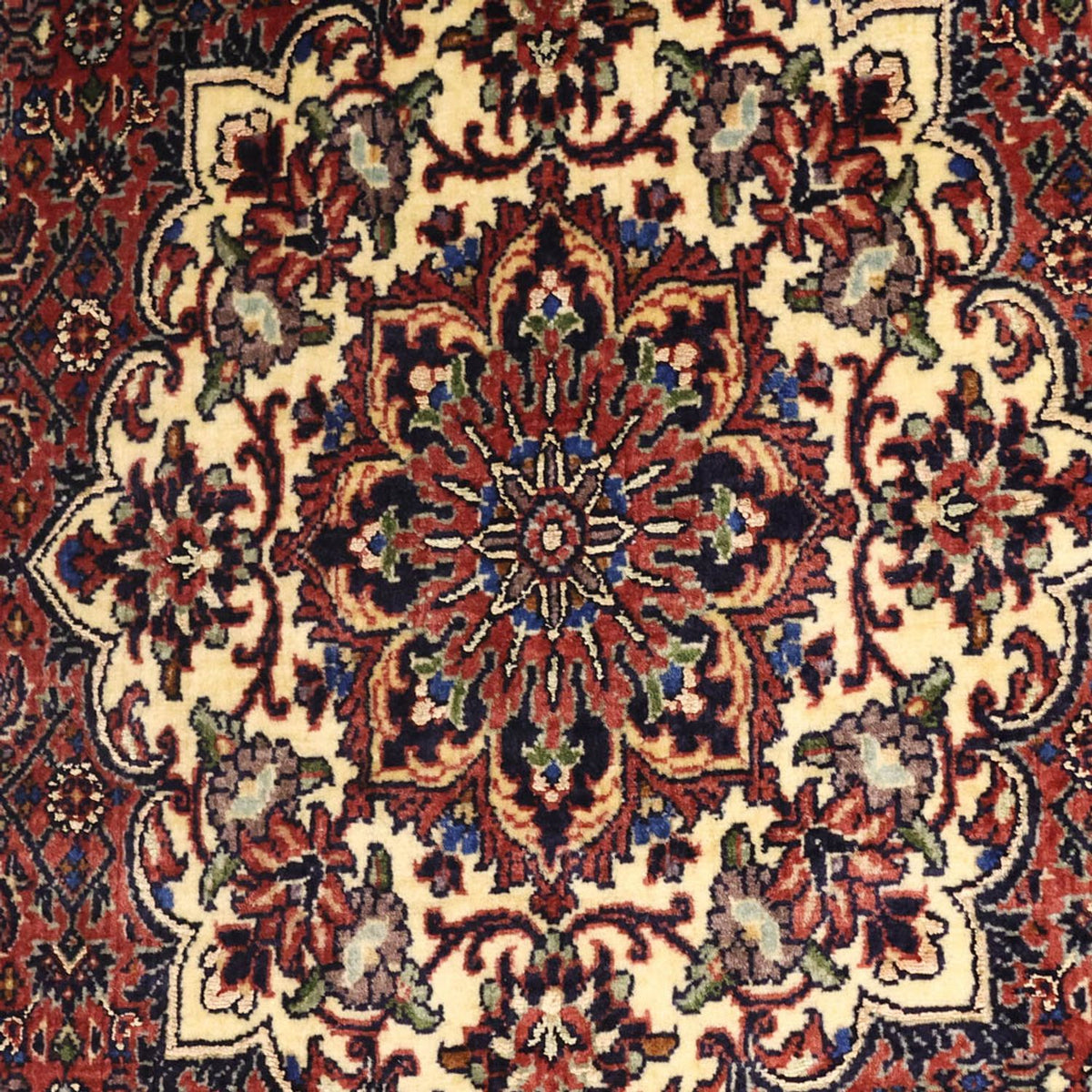 Alfombra persa - Bidjar - 155 x 89 cm - óxido