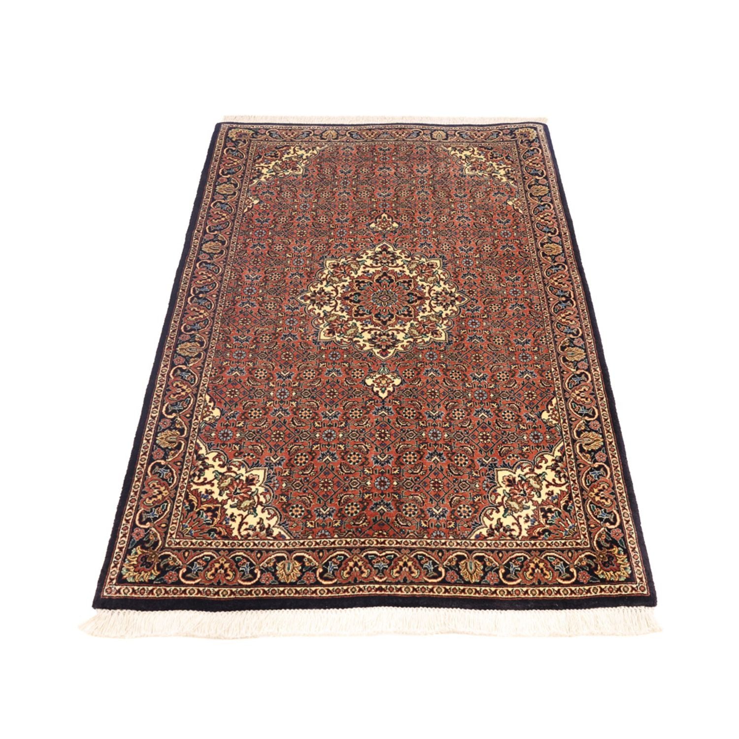 Alfombra persa - Bidjar - 146 x 92 cm - óxido