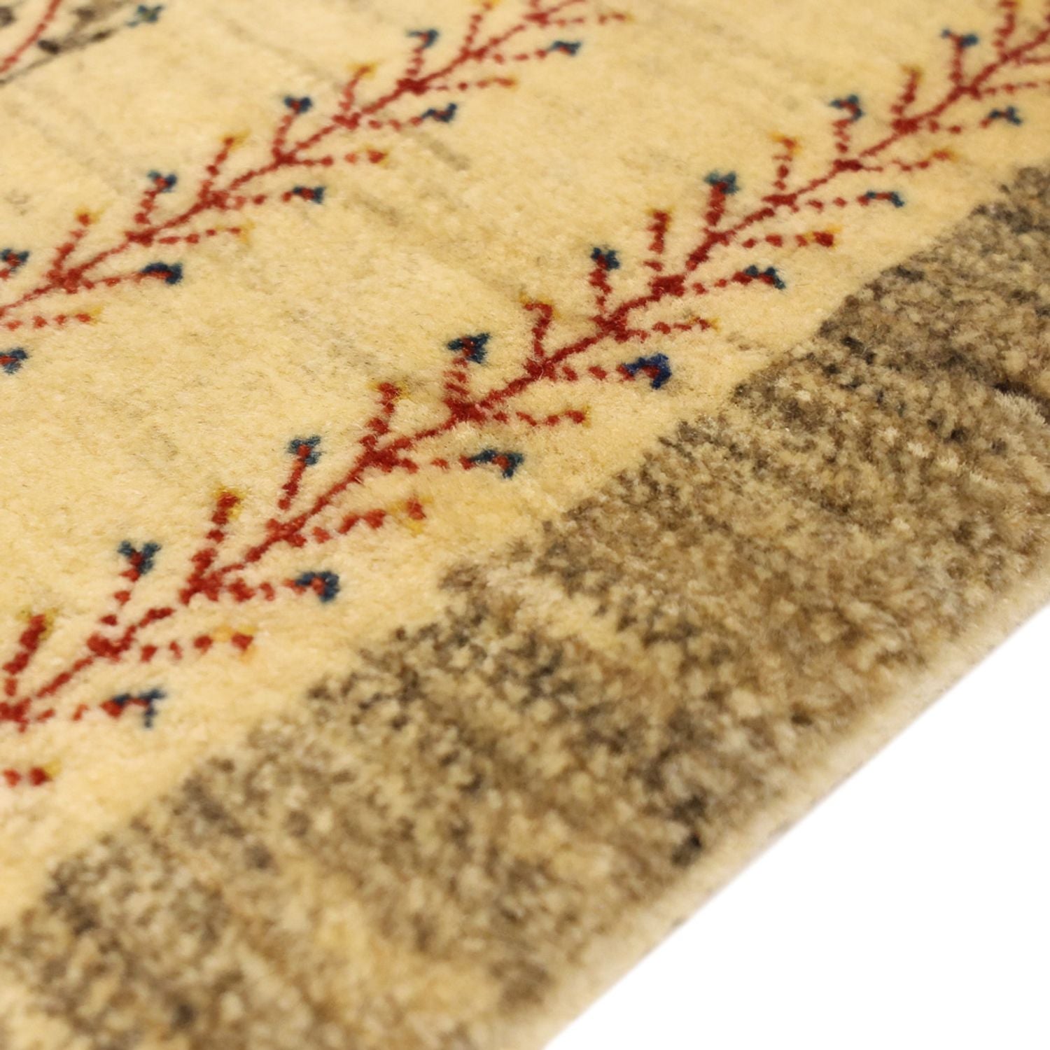 Alfombra Gabbeh - Persa Kashkuli - 125 x 87 cm - beige