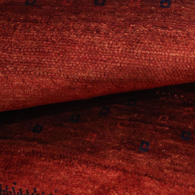 Alfombra Gabbeh - Persa Kashkuli - 97 x 74 cm - rojo oscuro