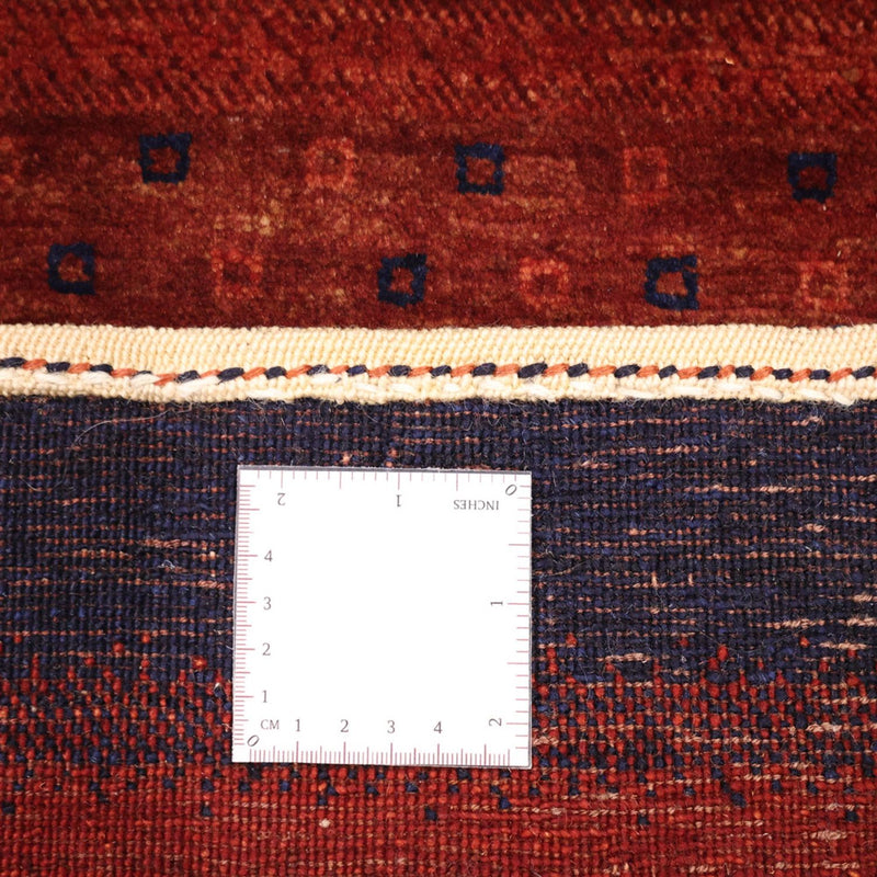 Alfombra Gabbeh - Persa Kashkuli - 97 x 74 cm - rojo oscuro