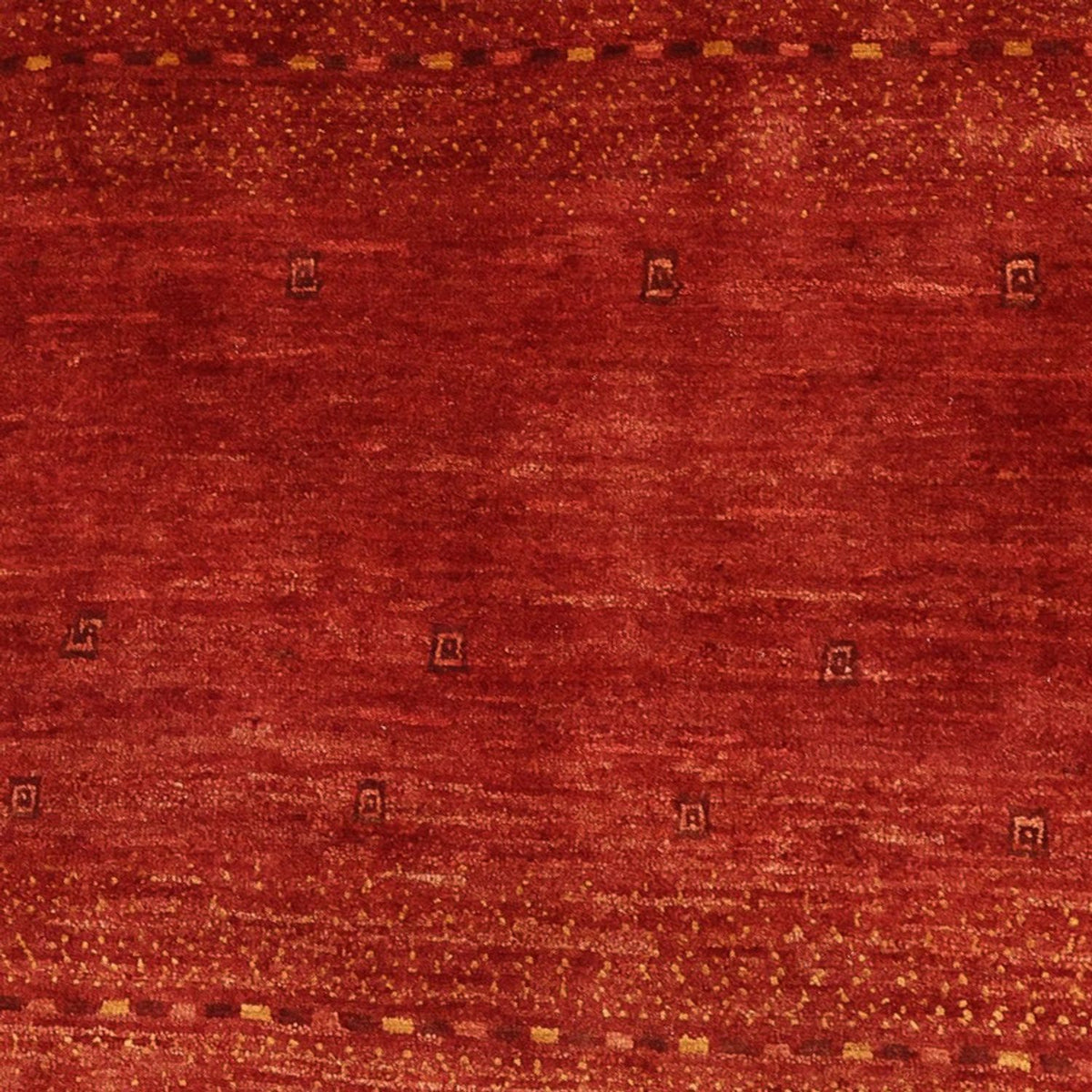 Alfombra Gabbeh - Persa Kashkuli - Real - 182 x 128 cm - rojo