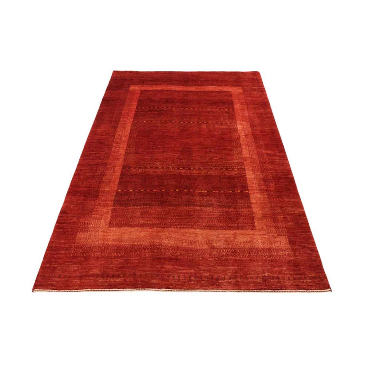Alfombra Gabbeh - Persa Kashkuli - Real - 182 x 128 cm - rojo