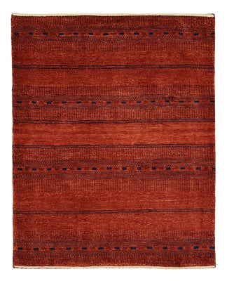 Alfombra Gabbeh - Persa Kashkuli - 100 x 80 cm - rojo oscuro