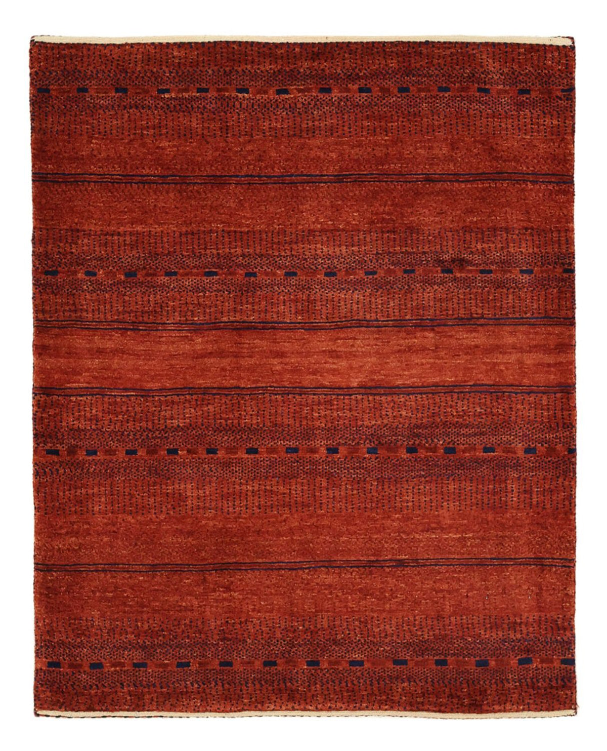 Alfombra Gabbeh - Persa Kashkuli - 100 x 80 cm - rojo oscuro