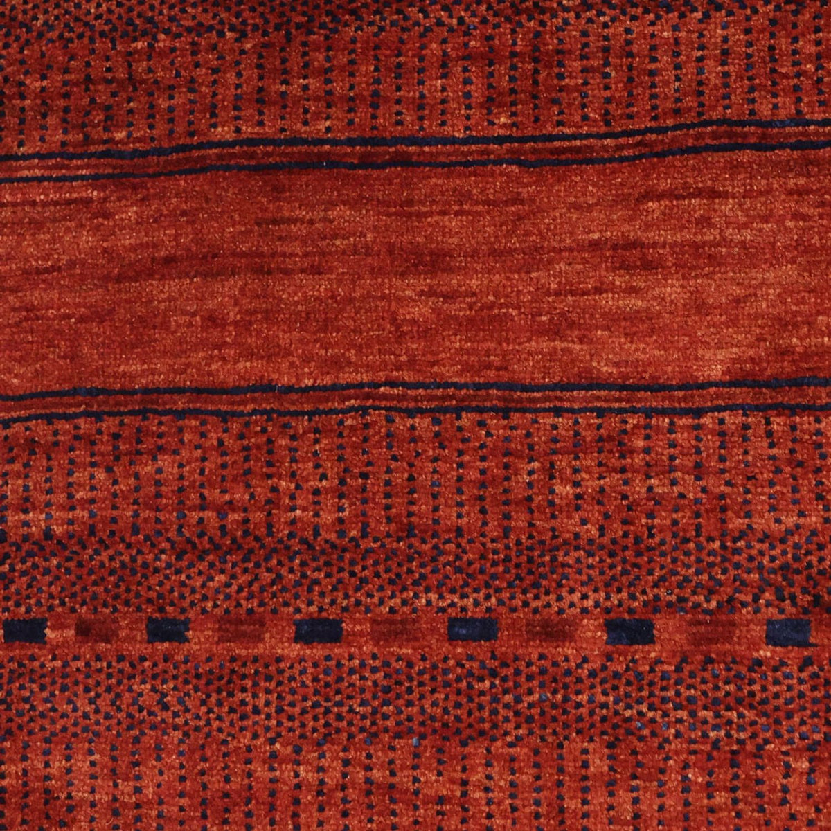 Alfombra Gabbeh - Persa Kashkuli - 100 x 80 cm - rojo oscuro