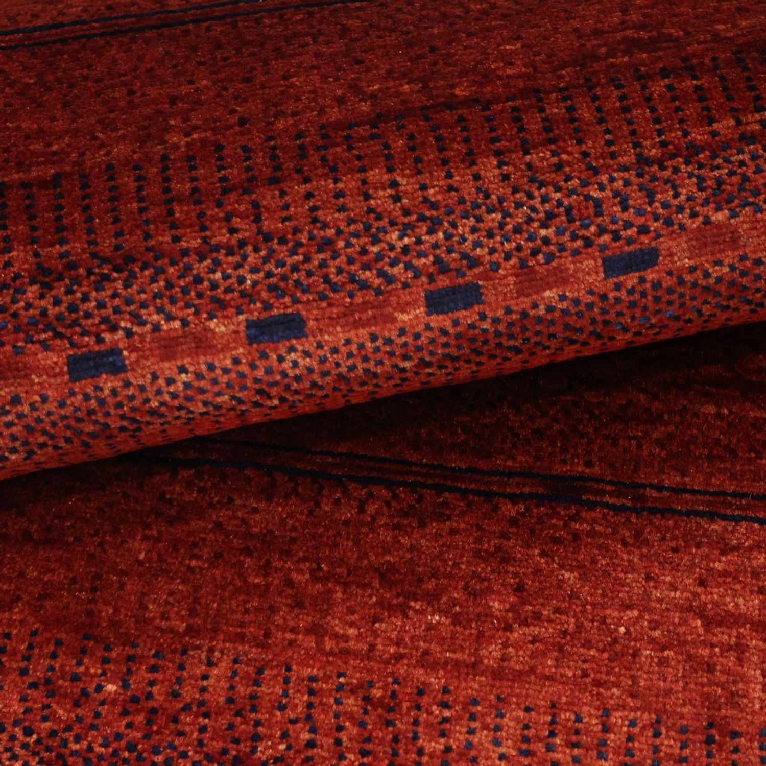Alfombra Gabbeh - Persa Kashkuli - 100 x 80 cm - rojo oscuro