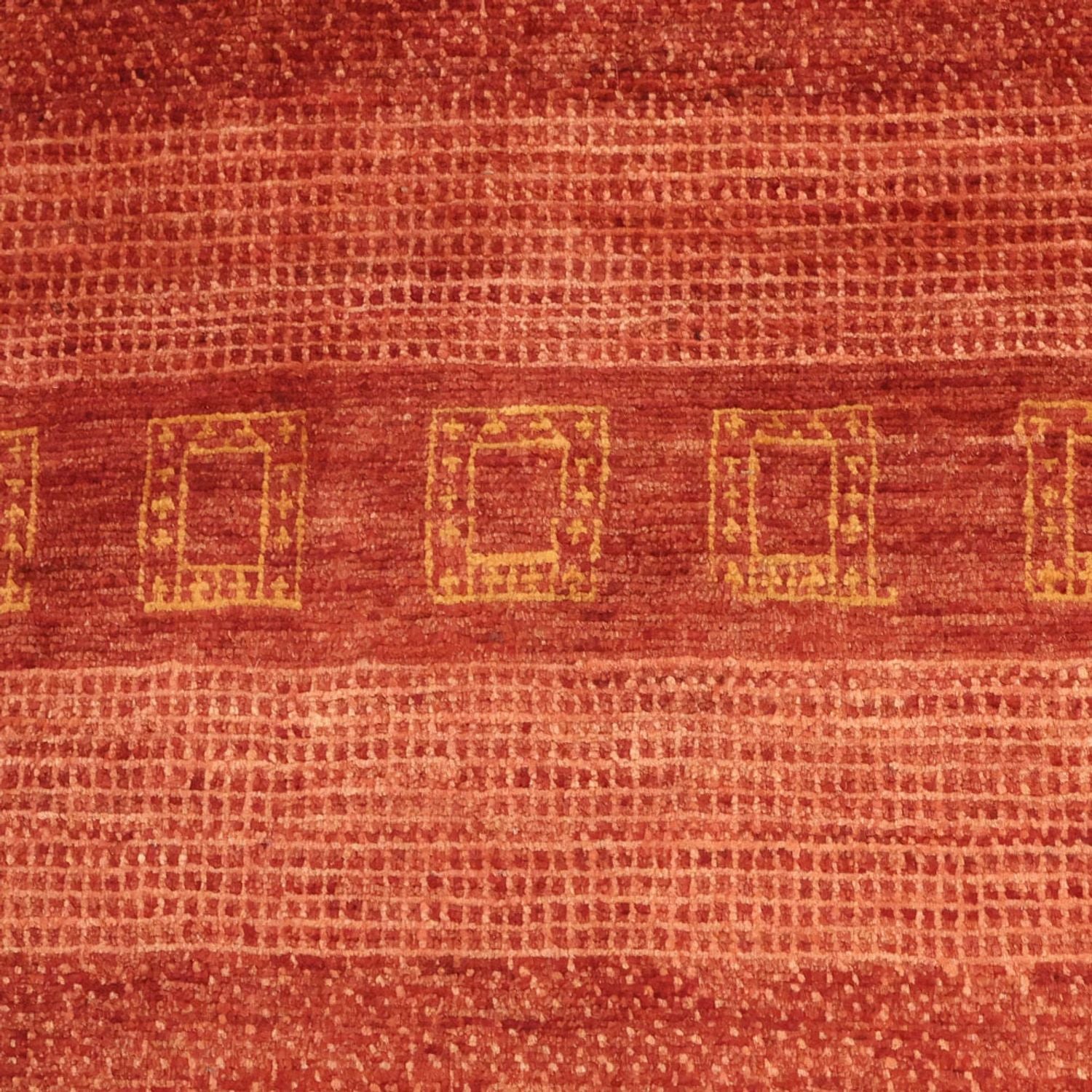 Alfombra Gabbeh - Persa Kashkuli - 113 x 97 cm - rojo