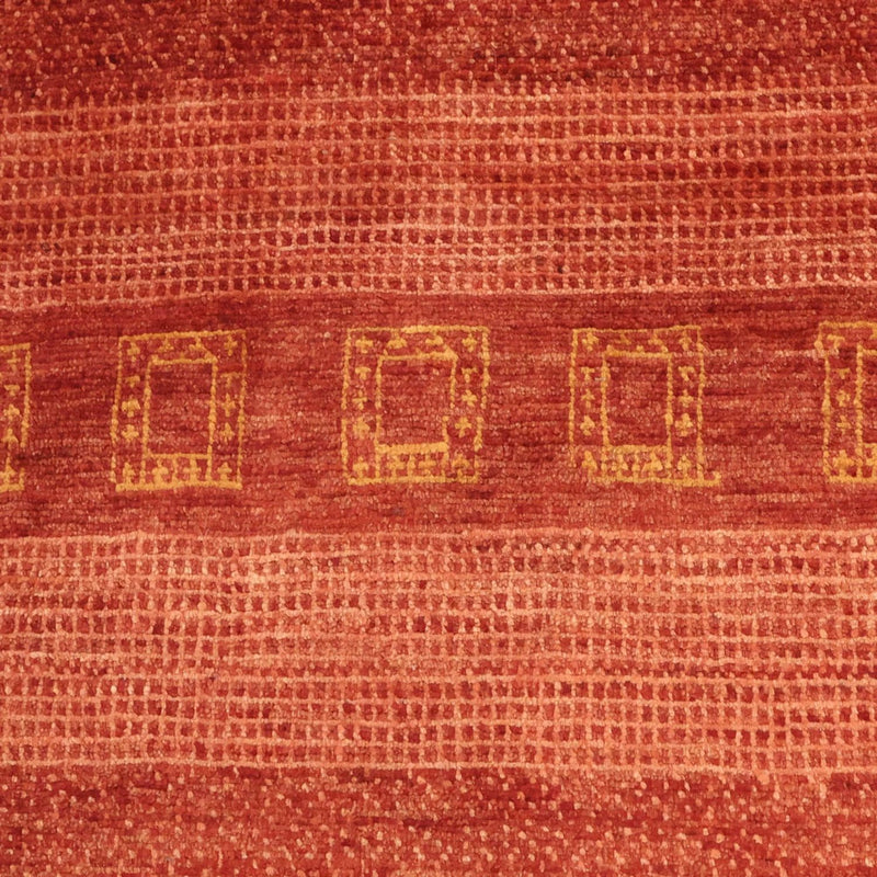 Alfombra Gabbeh - Persa Kashkuli - 113 x 97 cm - rojo