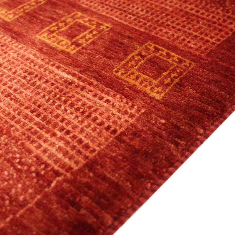 Alfombra Gabbeh - Persa Kashkuli - 113 x 97 cm - rojo