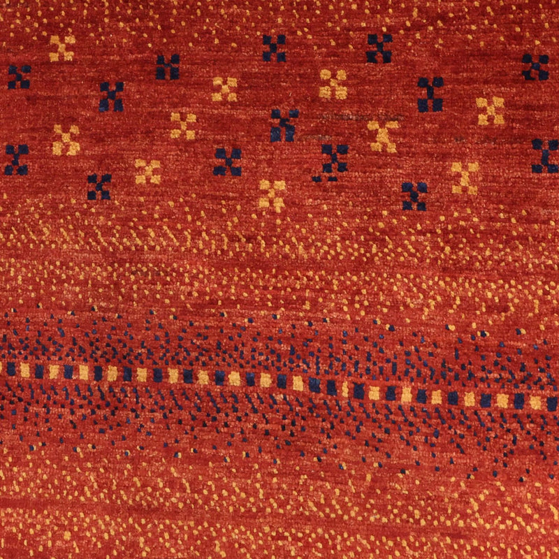 Alfombra Gabbeh - Persa Kashkuli - 122 x 98 cm - rojo