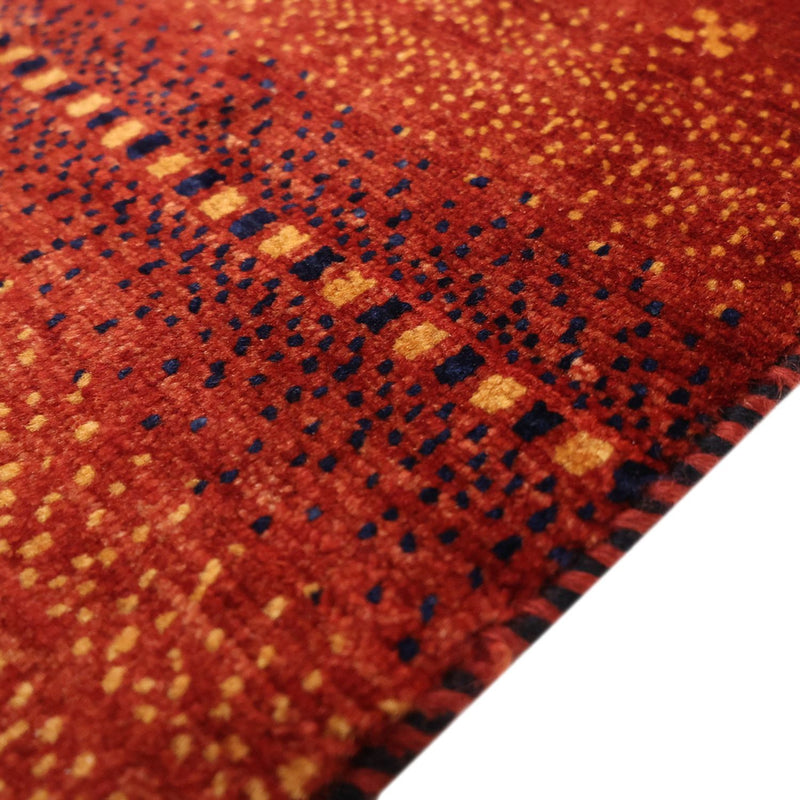 Alfombra Gabbeh - Persa Kashkuli - 122 x 98 cm - rojo