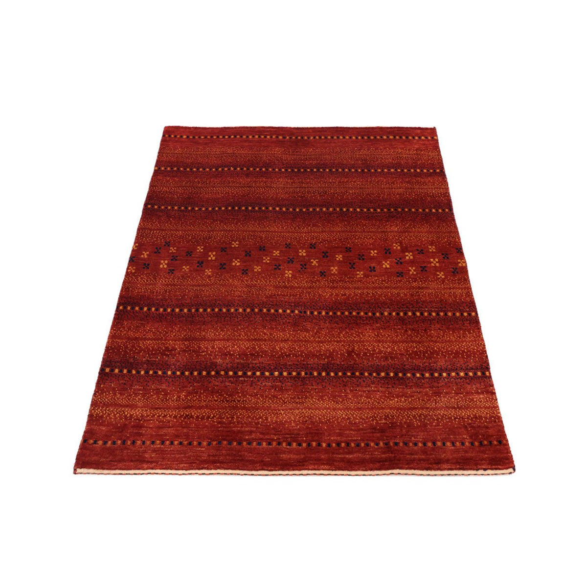 Alfombra Gabbeh - Persa Kashkuli - 122 x 98 cm - rojo