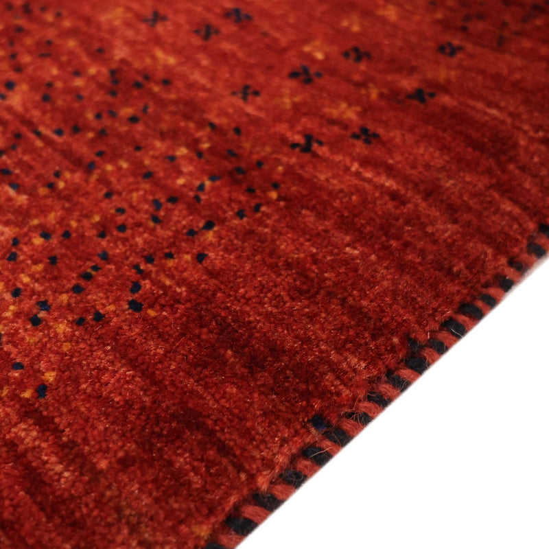 Alfombra Gabbeh - Persa Kashkuli - 116 x 97 cm - óxido