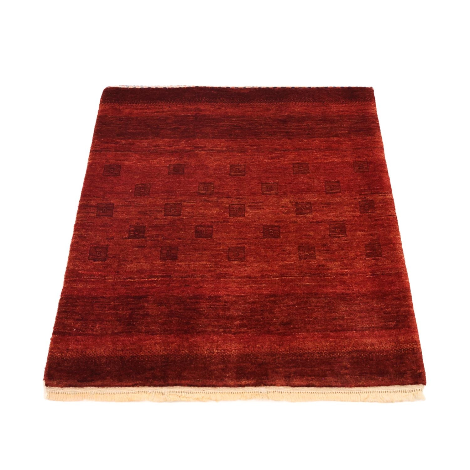 Alfombra Gabbeh - Persa Kashkuli - 89 x 80 cm - óxido