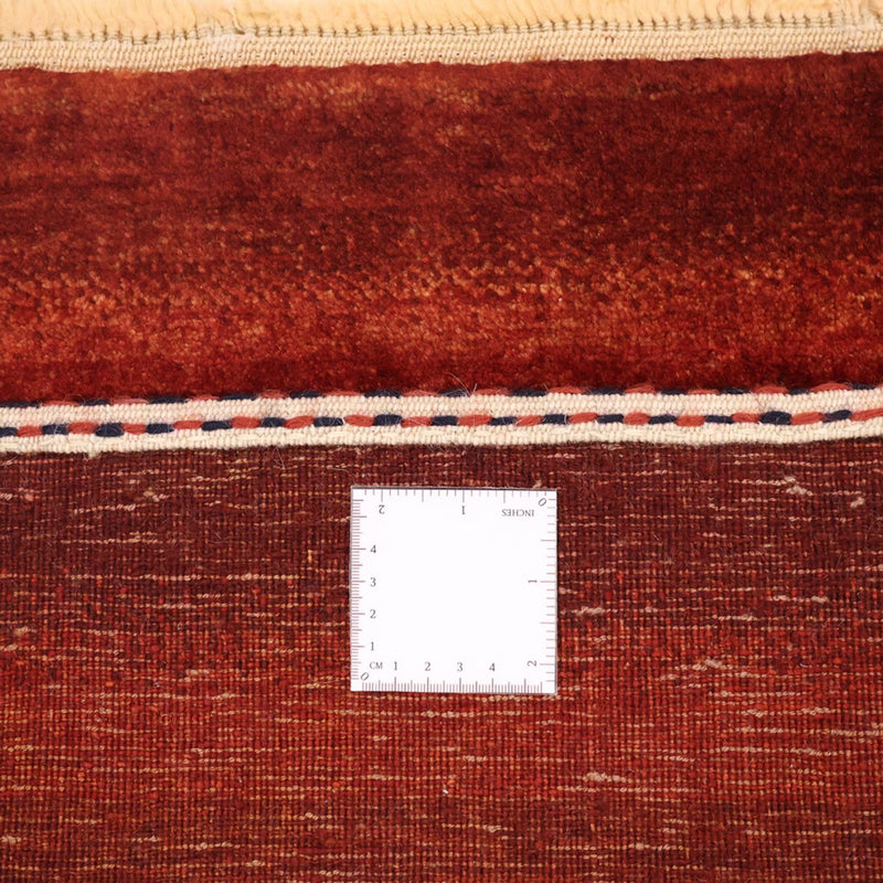 Alfombra Gabbeh - Persa Kashkuli - 89 x 80 cm - óxido