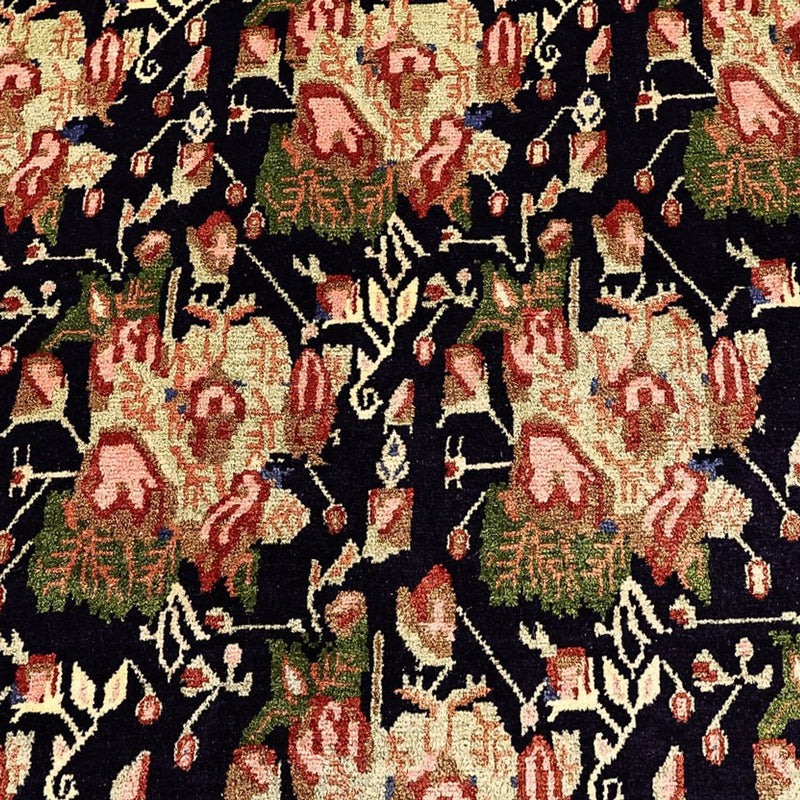 Alfombra persa - Nómada - 199 x 149 cm - azul oscuro