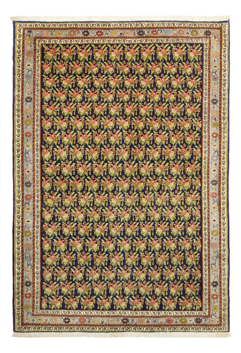 Alfombra persa - Nómada - 210 x 148 cm - verde