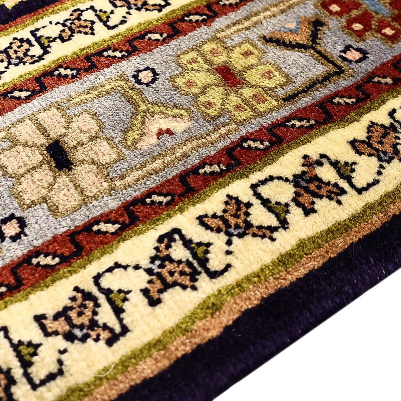 Alfombra persa - Nómada - 210 x 148 cm - verde