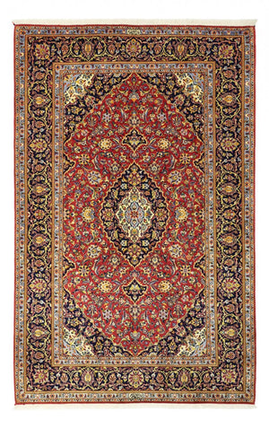 Alfombra persa - Keshan - 211 x 138 cm - rojo