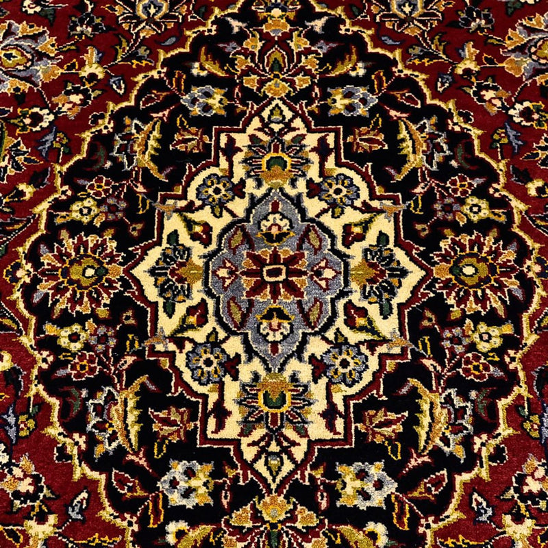 Alfombra persa - Keshan - 211 x 138 cm - rojo