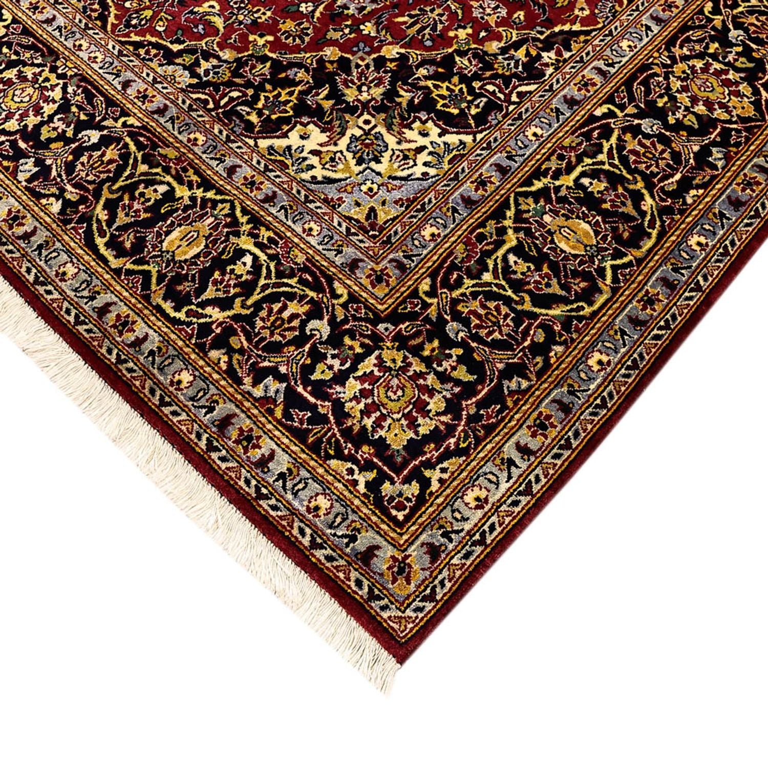 Alfombra persa - Keshan - 211 x 138 cm - rojo