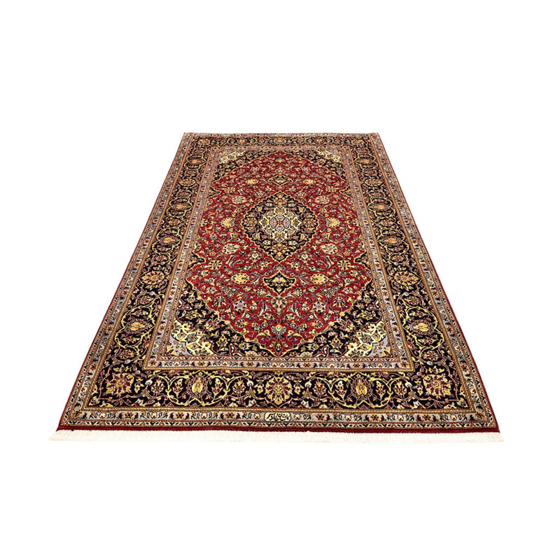 Alfombra persa - Keshan - 211 x 138 cm - rojo