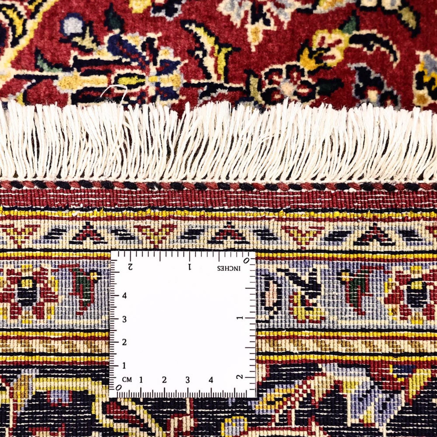 Alfombra persa - Keshan - 211 x 138 cm - rojo