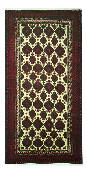 Alfombra de pasillo Alfombra Belutsch - 193 x 99 cm - multicolor