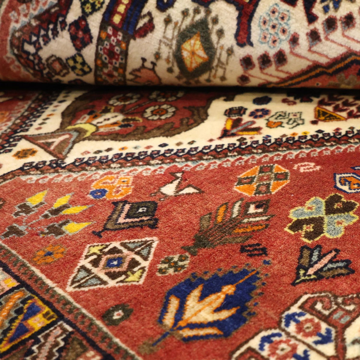 Alfombra persa - Nómada - 150 x 101 cm - beige