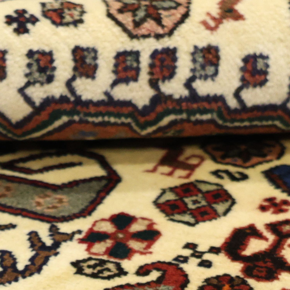 Alfombra persa - Nómada - 153 x 105 cm - beige