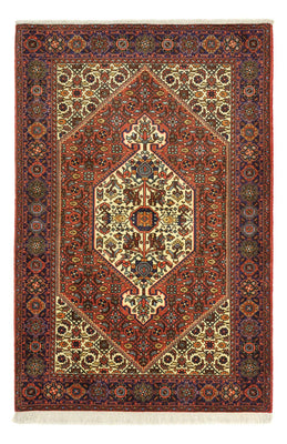 Alfombra persa - Nómada - 152 x 101 cm - rojo oscuro