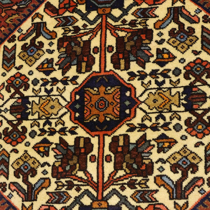 Alfombra persa - Nómada - 152 x 101 cm - rojo oscuro