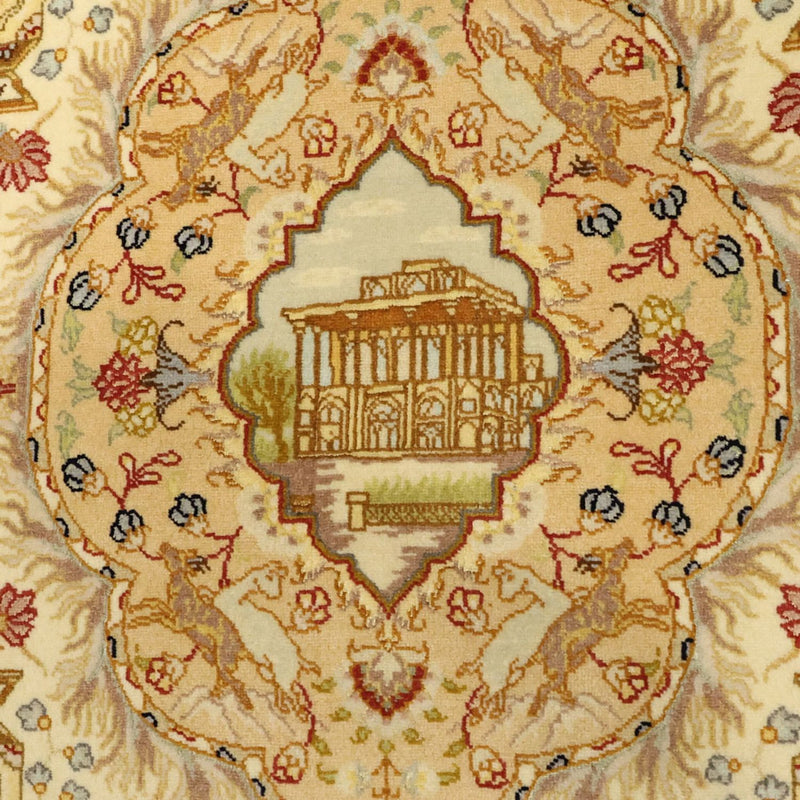 Alfombra Persa - Tabriz - Real - 160 x 101 cm - beige
