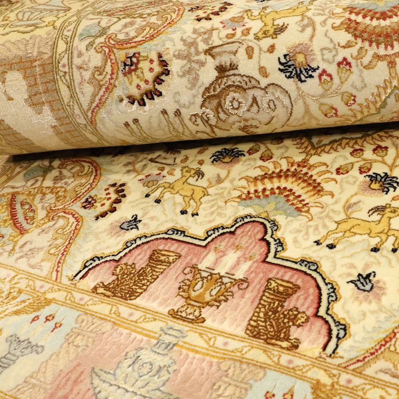 Alfombra Persa - Tabriz - Real - 160 x 101 cm - beige