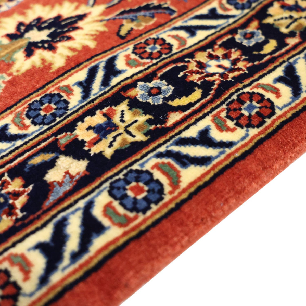 Alfombra de pasillo Alfombra persa - Keshan - 151 x 57 cm - rojo