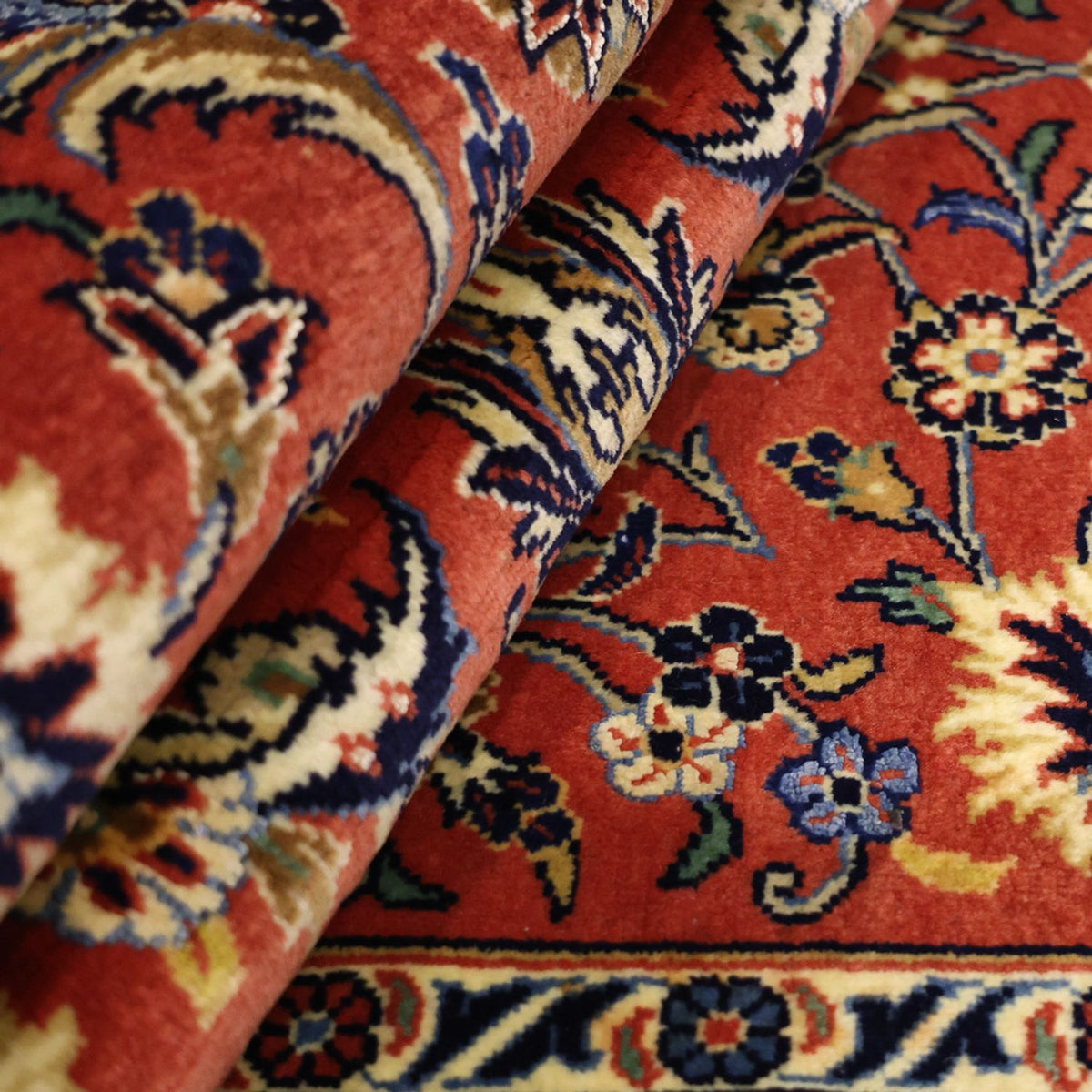 Alfombra de pasillo Alfombra persa - Keshan - 151 x 57 cm - rojo