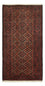 Alfombra de pasillo Alfombra Belutsch - 192 x 98 cm - rojo oscuro
