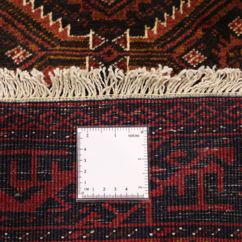 Alfombra de pasillo Alfombra Belutsch - 192 x 98 cm - rojo oscuro