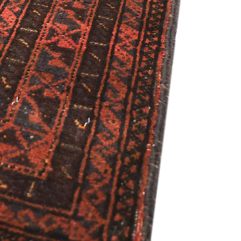 Alfombra de pasillo Alfombra Belutsch - 194 x 97 cm - rojo oscuro