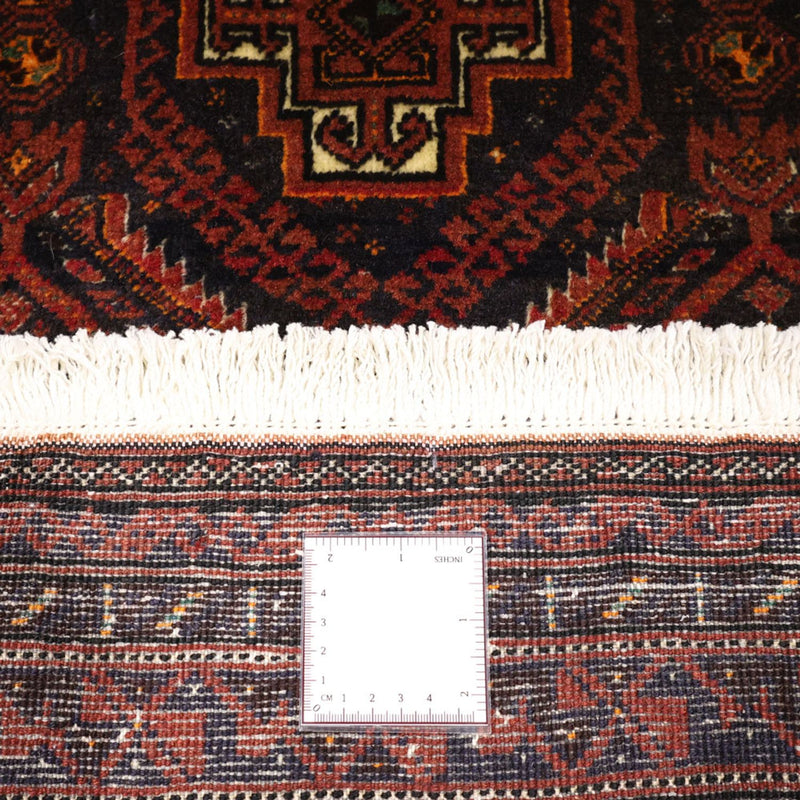 Alfombra de pasillo Alfombra Belutsch - 194 x 97 cm - rojo oscuro