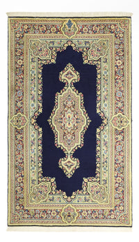 Alfombra persa - Clásica - Real - 148 x 89 cm - azul oscuro
