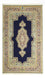 Alfombra persa - Clásica - Real - 148 x 89 cm - azul oscuro