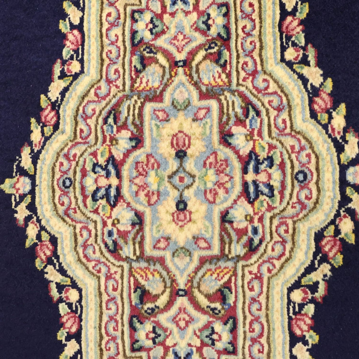 Alfombra persa - Clásica - Real - 148 x 89 cm - azul oscuro