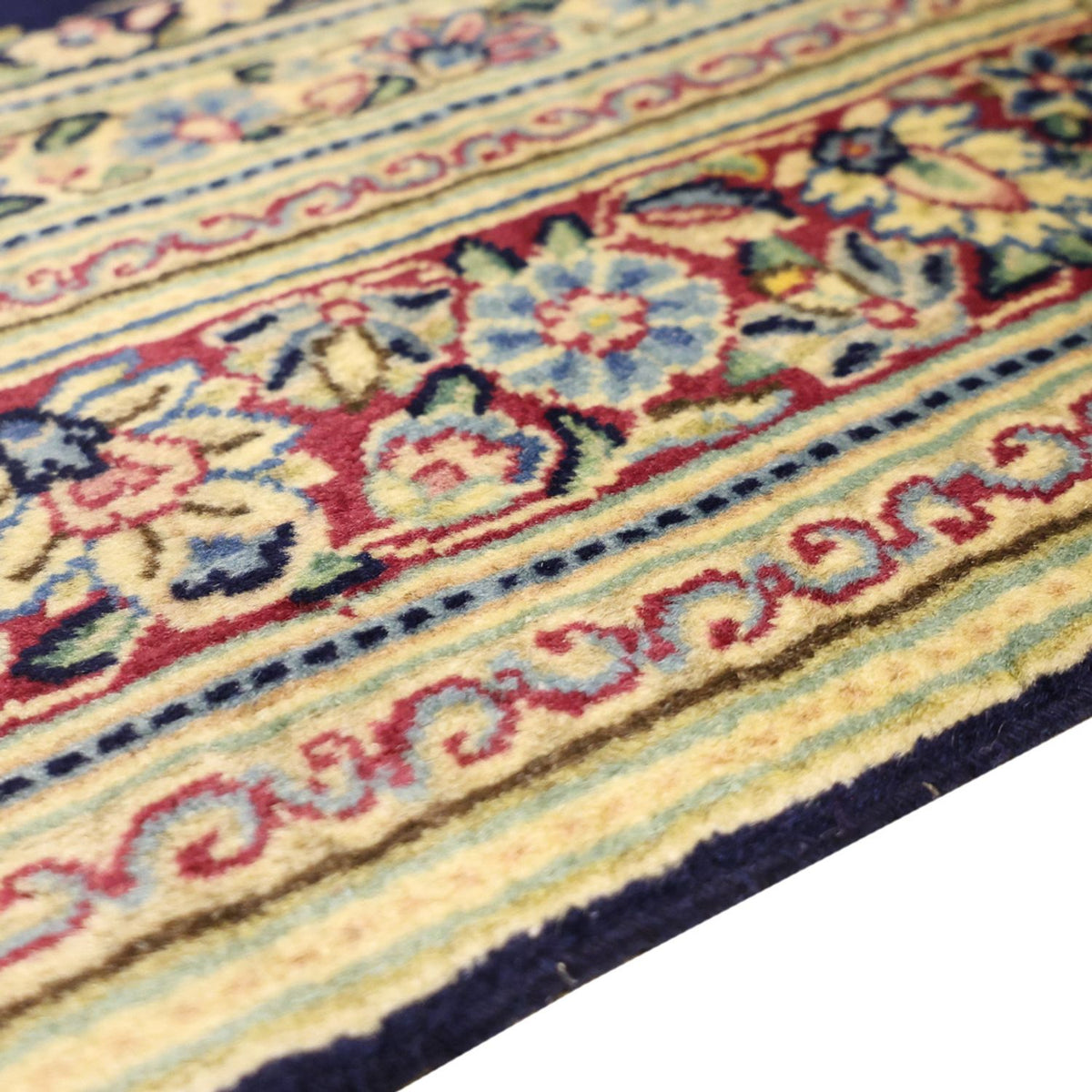 Alfombra persa - Clásica - Real - 148 x 89 cm - azul oscuro