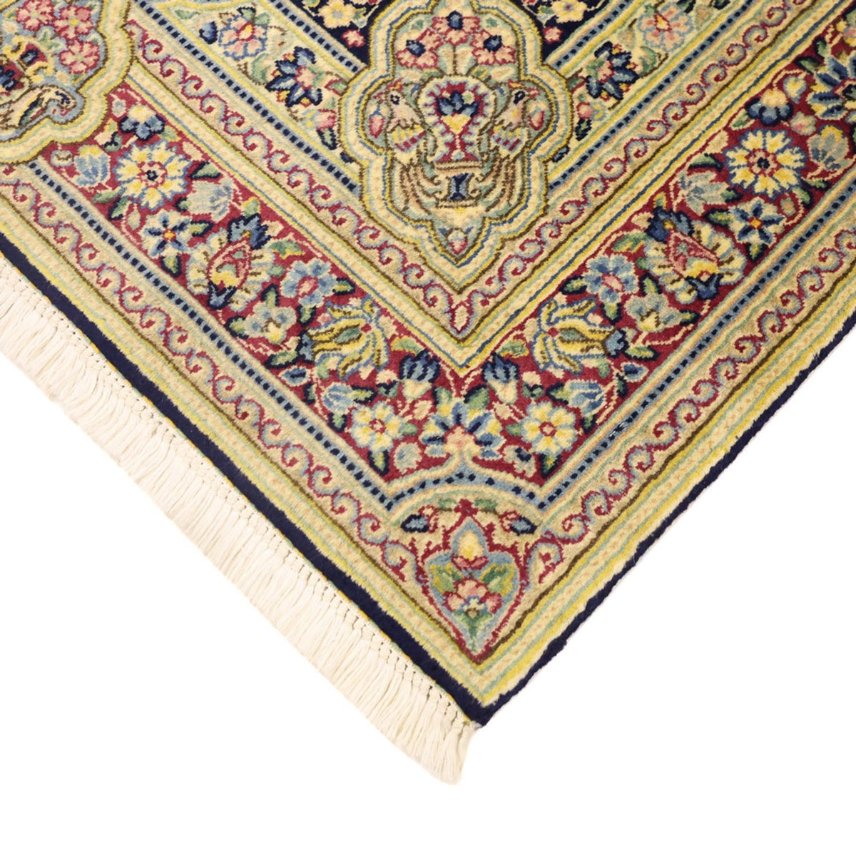 Alfombra persa - Clásica - Real - 148 x 89 cm - azul oscuro