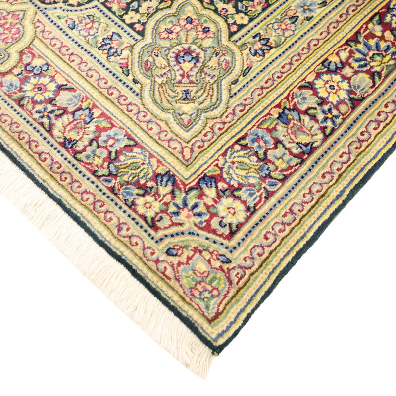 Alfombra persa - Clásica - Real - 152 x 90 cm - verde oscuro