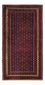 Alfombra de pasillo Alfombra Belutsch - 185 x 100 cm - rojo oscuro